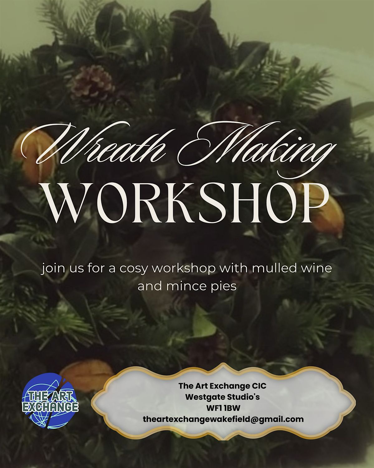WINTER WREATH MAKING WORKSHOP, 3 December | Event in Wakefield | AllEvents