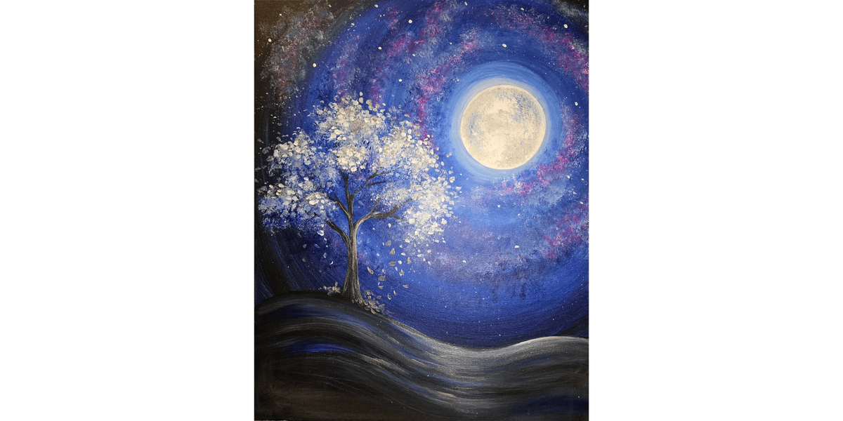 Celestial Tree - Paint and Sip in Orange County | Classpop!™, 13 December | Event in Rancho Santa Margarita