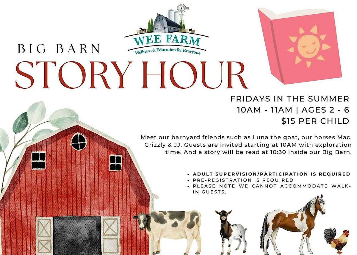 Big Barn Story Hour, 13 June | Event in Savage | AllEvents