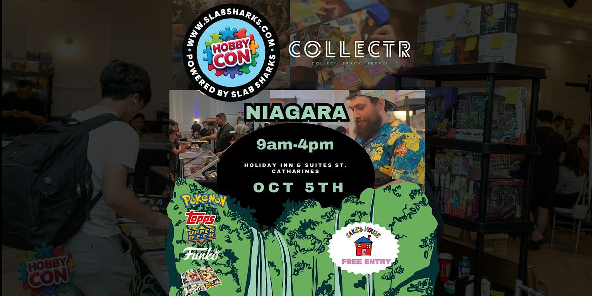 Hobbycon Niagara – Free Pokémon & TCG Show | Oct 5, 2025, 5 October | Event in St. Catharines | AllEvents