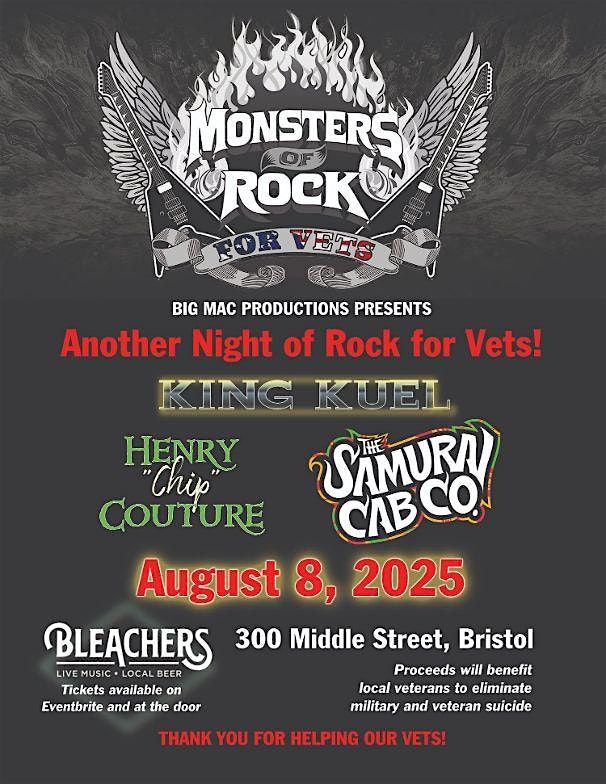 MONSTERS OF ROCK 4 VETS @ BLEACHER'S, 8 August | Event in Bristol | AllEvents