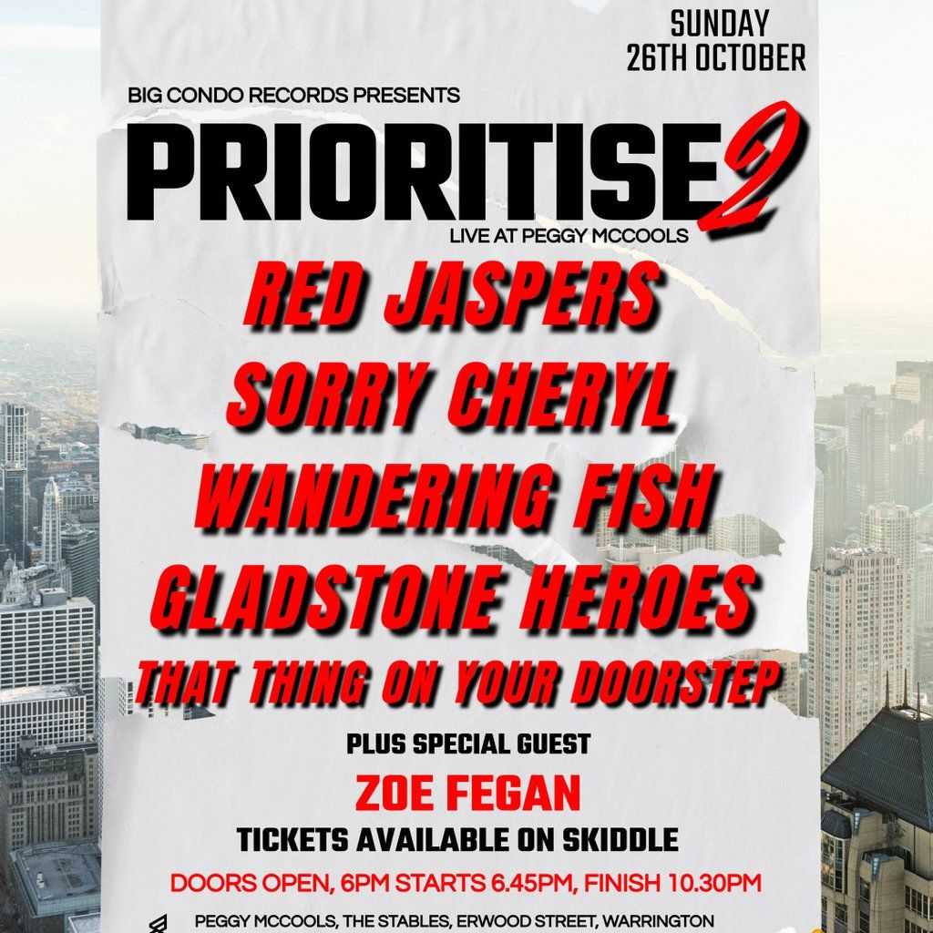 Big Condo Records Presents Prioritise 2, 26 October | Event in Warrington | AllEvents