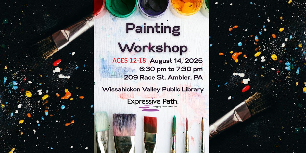 Teen Art Class with Expressive Path Art, 14 August | Event in Ambler | AllEvents