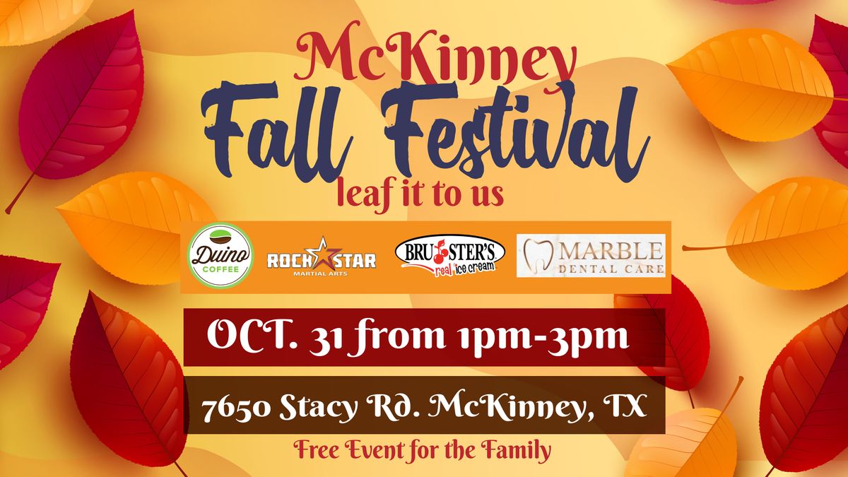 McKinney Fall Festival, 7650 Stacy Road, McKinney, October 31 2020