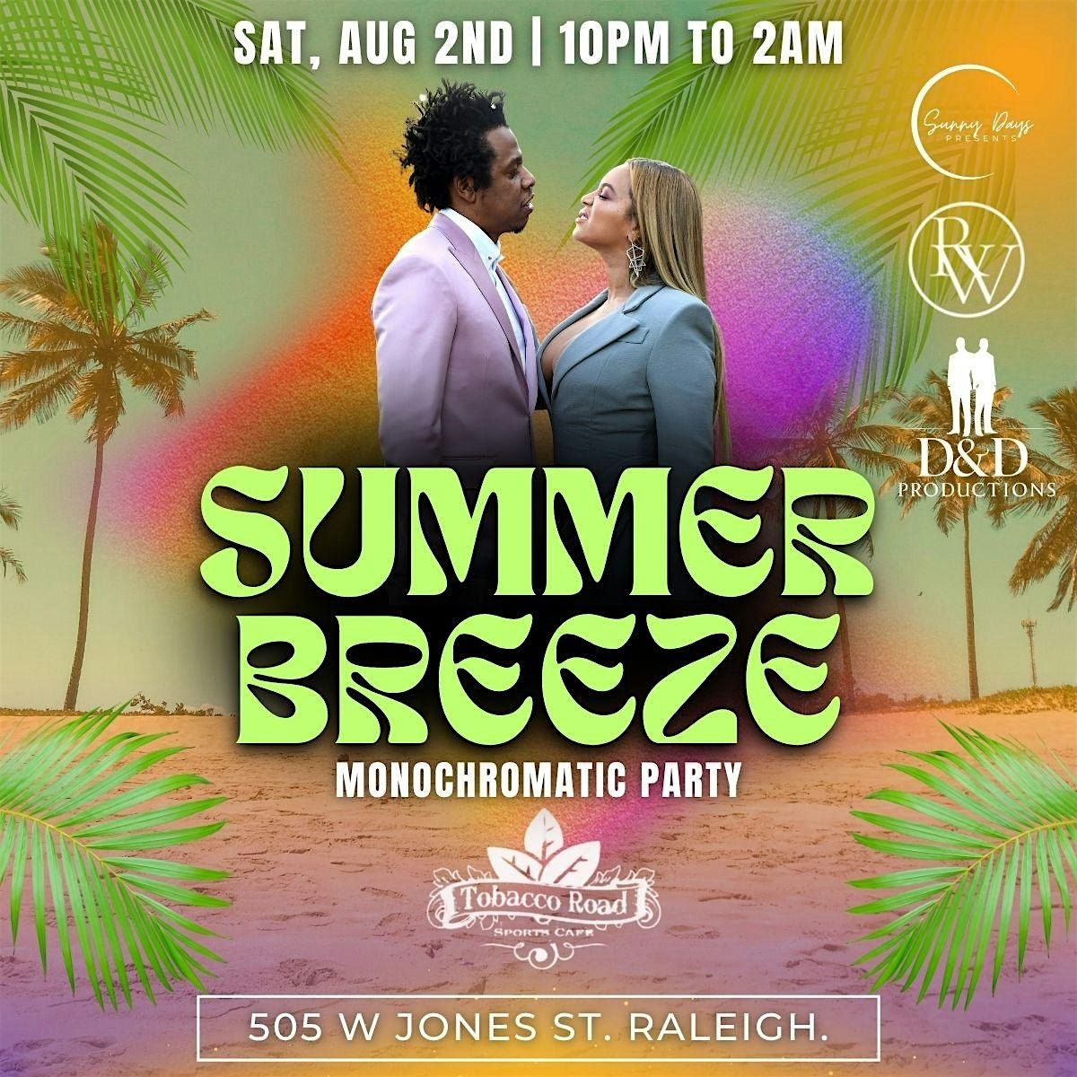 Summer Breeze Monochromatic Party, 2 August | Event in Raleigh | AllEvents