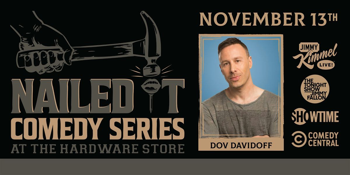 Dov Davidoff @ The Hardware Store, 13 November | Event in Brooksville | AllEvents