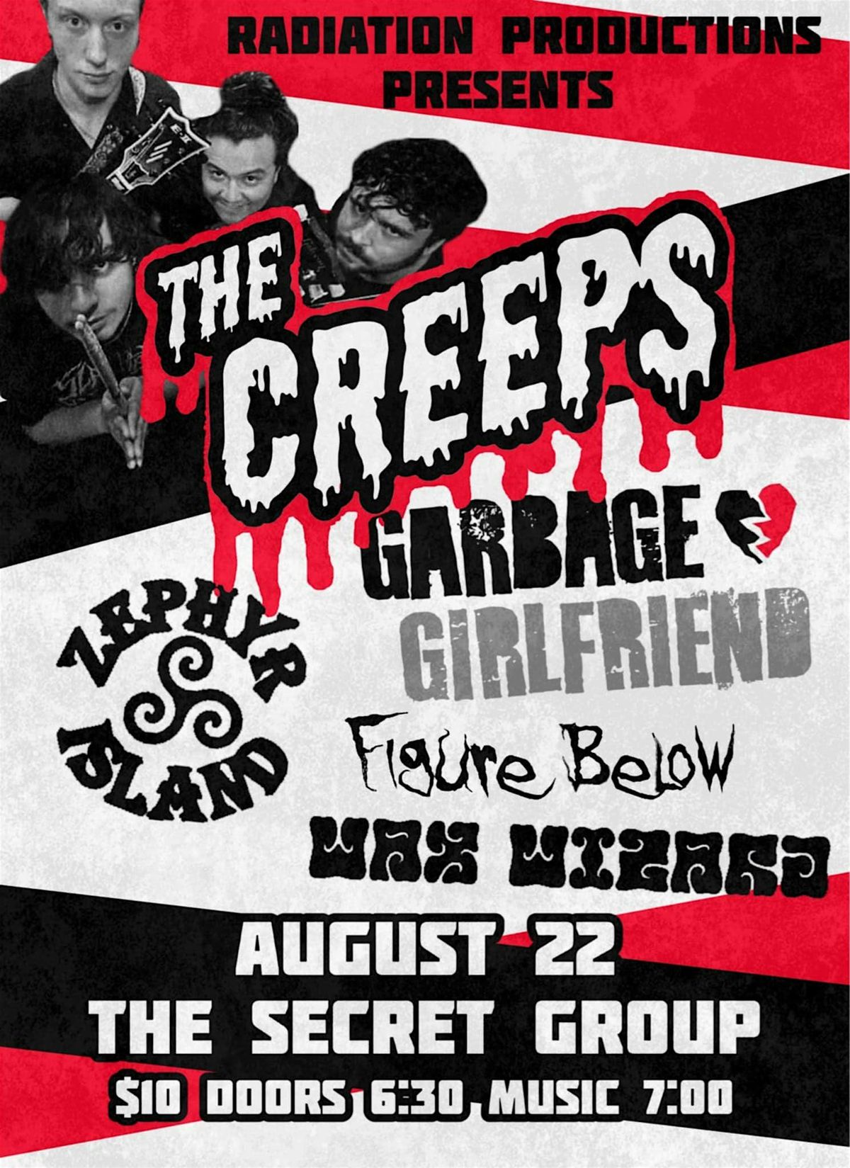 The Creeps, 22 August | Event in Houston | AllEvents