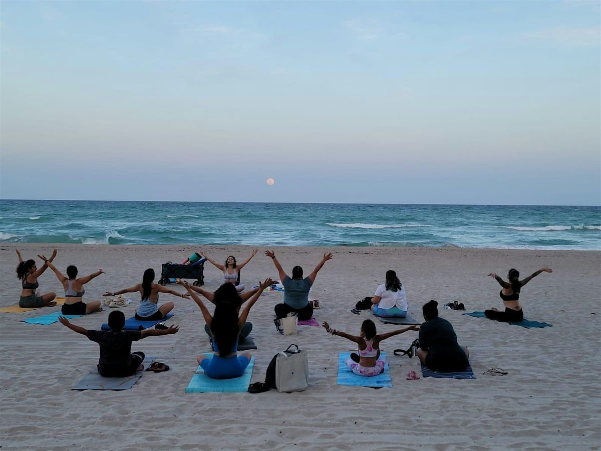 FULL MOON Beach Yoga | Event in Sunny Isles Beach | AllEvents