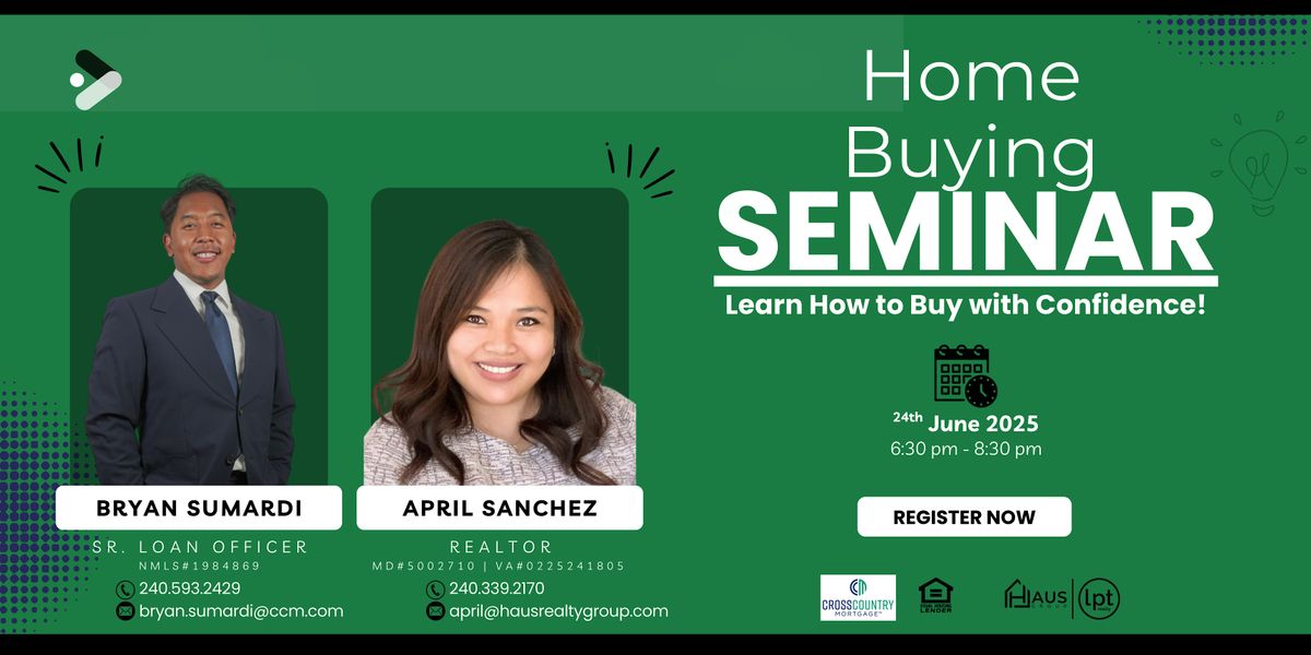 First-Time Homebuyer Seminar – Learn How to Buy with Confidence!, 24 July | Event in Rockville | AllEvents