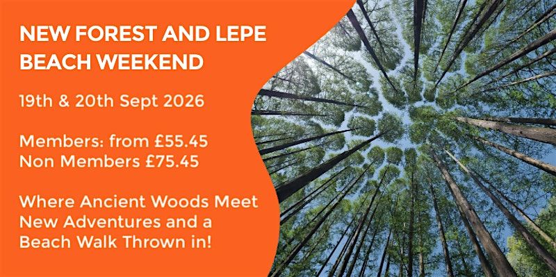 ENCHANTING NEW FOREST TRAIL & LEPE BEACH WEEKEND 26, 19 September | Event in Brockenhurst | AllEvents