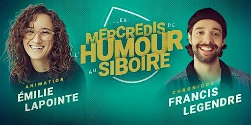 Les Mercredis de l'humour au Siboire, 15 October | Event in sherbrooke | AllEvents