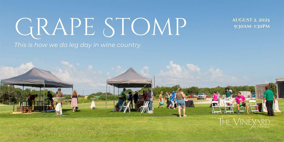 3rd Annual Grape Stomp, 2 August | Event in Florence | AllEvents