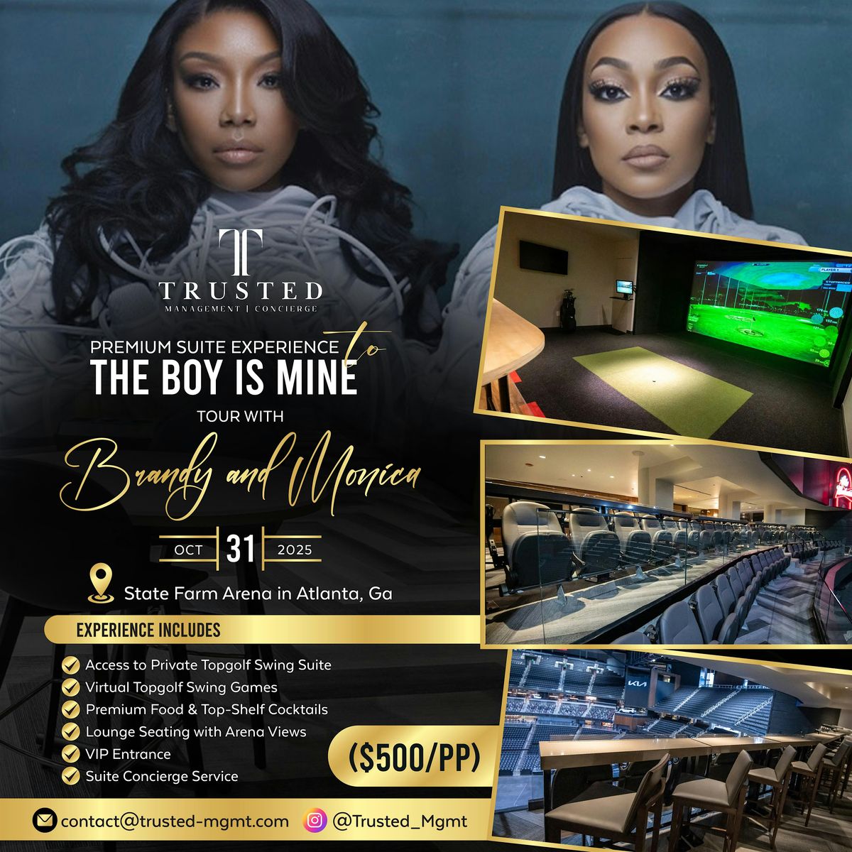 Premium Suite Experience To See The Boy Is Mine Tour Ft. Brandy & Monica, 31 October | Event in Atlanta