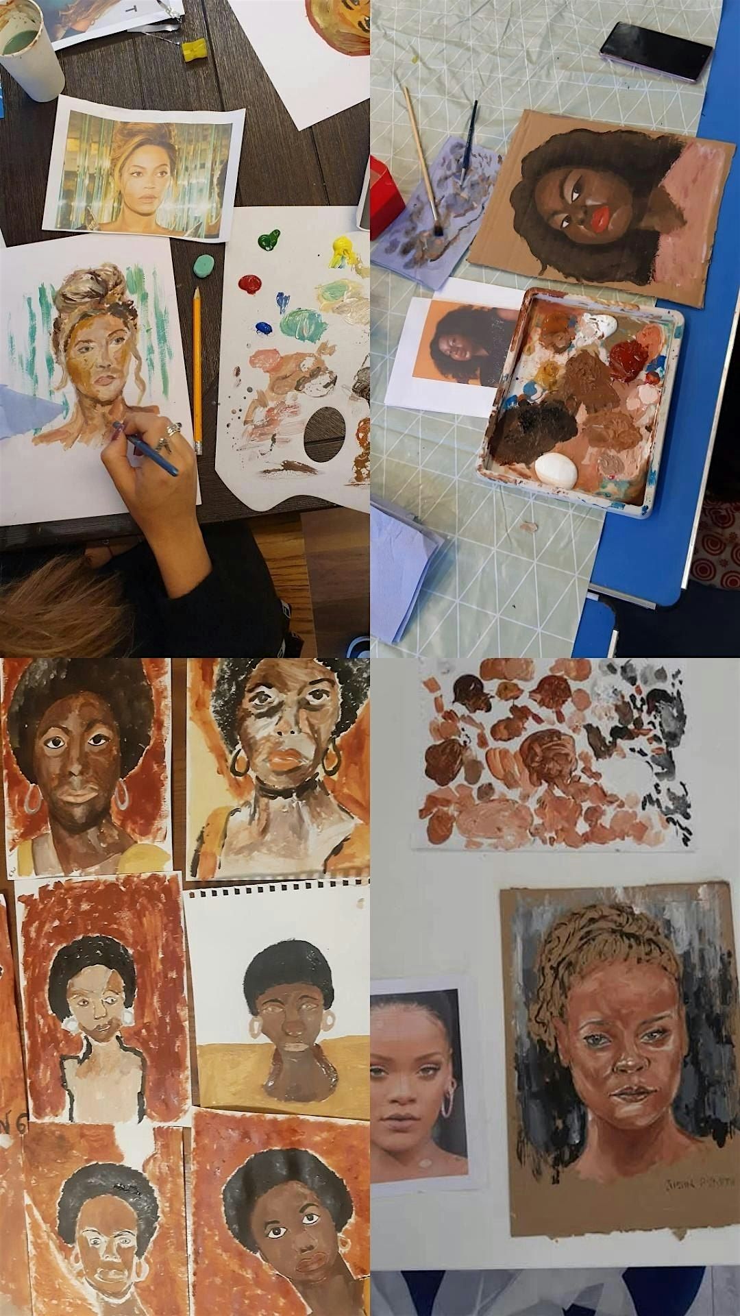 Facilitating a Portrait painting workshop (Acrylic paint), 26 October | Event in Manchester | AllEvents