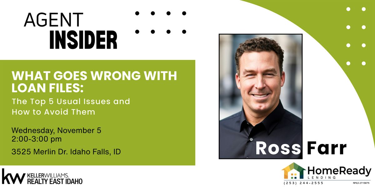 What Goes Wrong with Loan Files: Top 5 Usual Issues and How to Avoid Them, 5 November | Event in Idaho Falls