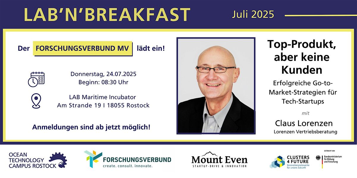 Lab'n'Breakfast Juli 2025 | Event in Rostock | AllEvents