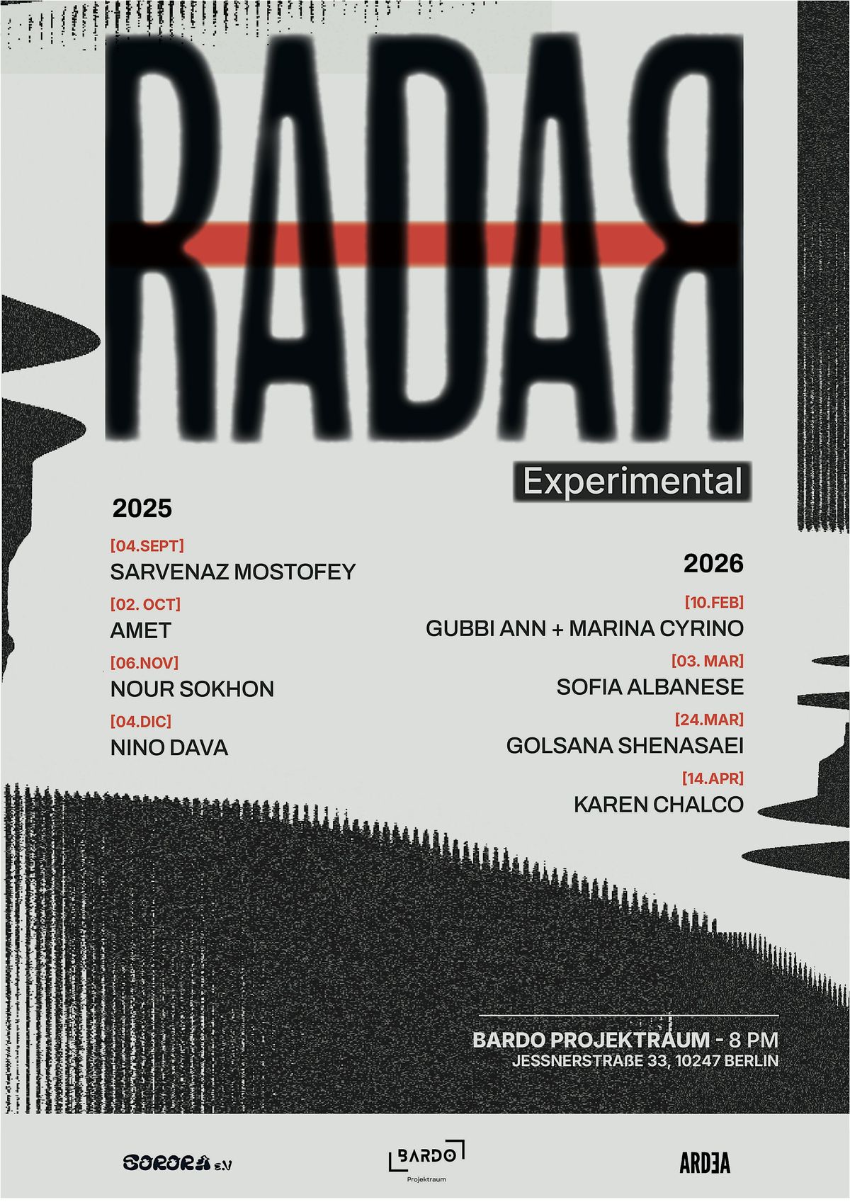RADAЯ: Experimental Session #1. Sarvenaz Mostofey, 4 September | Event in Berlin | AllEvents