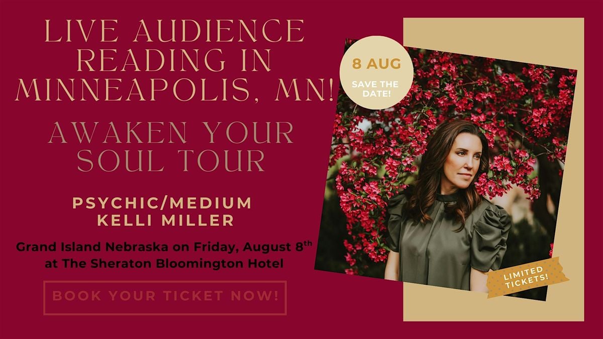 Psychic/Medium Kelli Miller - Live Audience Reading - Minneapolis MN, 8 August | Event in Edina | AllEvents