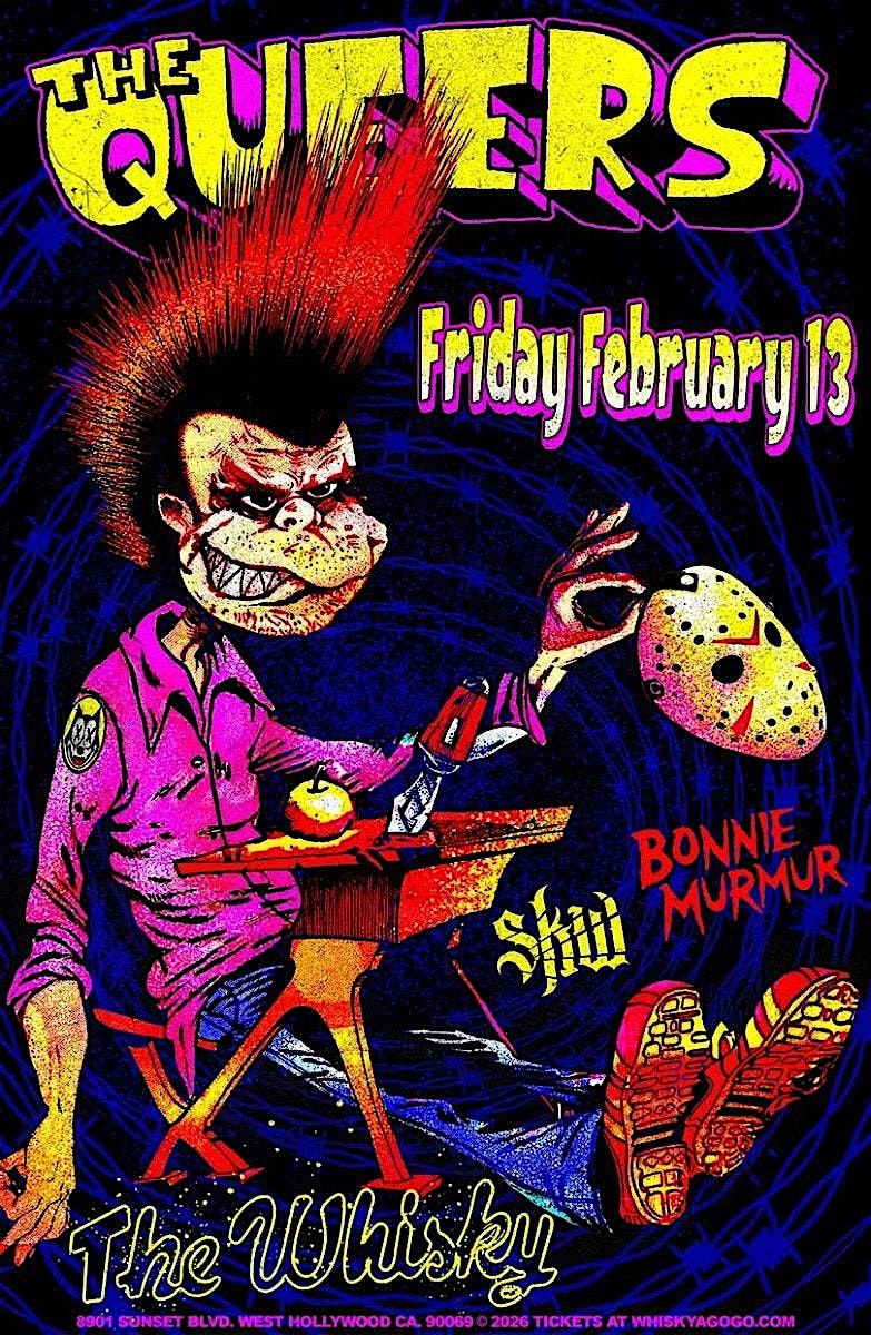 The Queers, Bonnie Murmur, SKW and more @ The Whiskey a Go Go, 13 February | Event in West Hollywood | AllEvents
