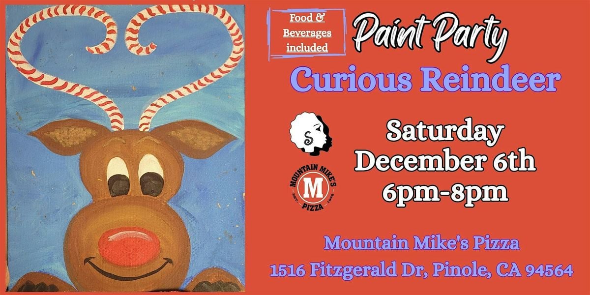 Reindeer Paint Party, 6 December | Event in Pinole | AllEvents