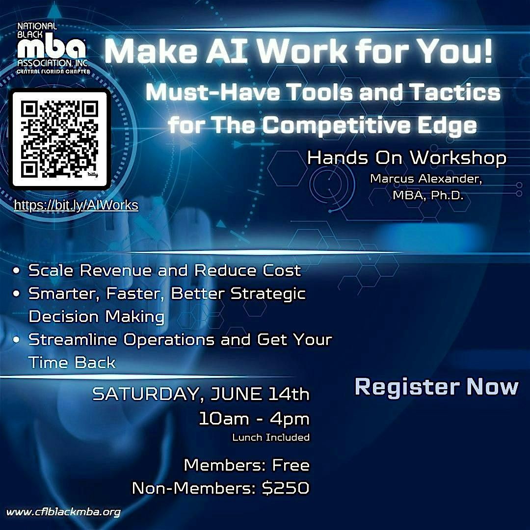 Make AI Work for You: Must-Have Tools and Tactics for The Competitive Edge, 14 June | Event in Orlando | AllEvents