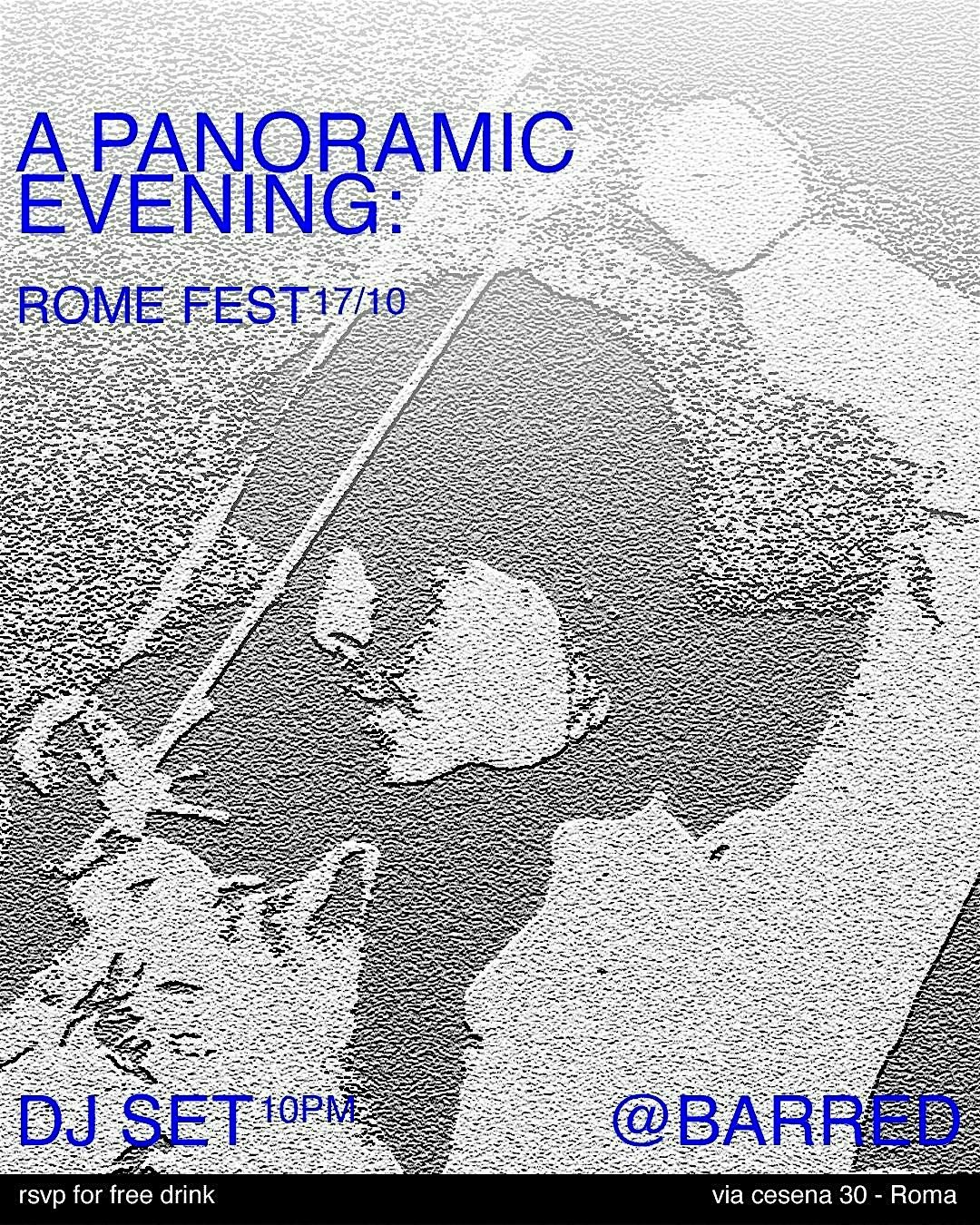 A PANORAMIC EVENING: Rome Fest 25 | Event in Roma | AllEvents