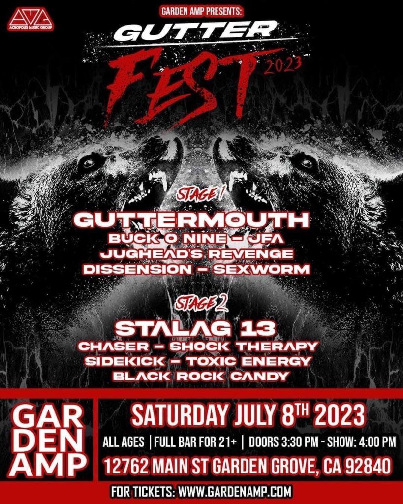 Gutterfest at Garden Amphitheatre, 12 July | Event in Garden Grove | AllEvents