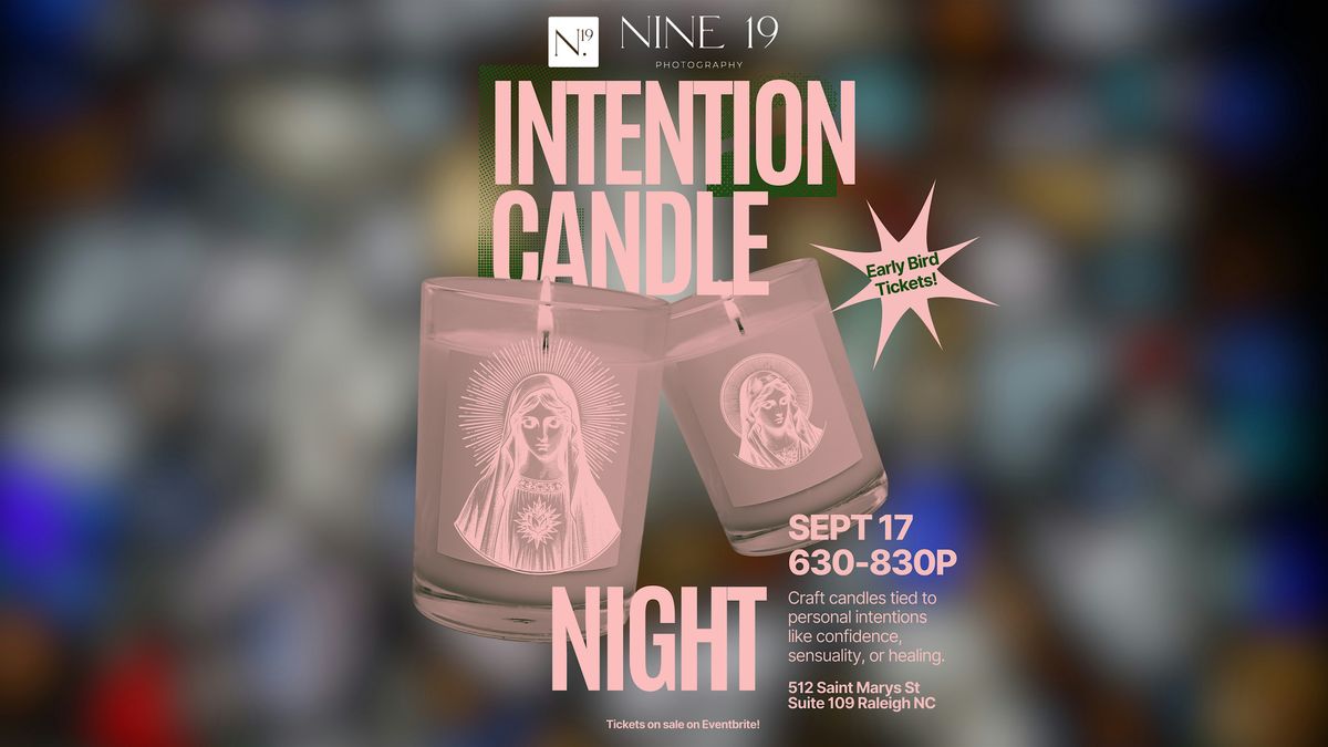 Build Your Own Intention Candle Night, 17 September | Event in Raleigh | AllEvents
