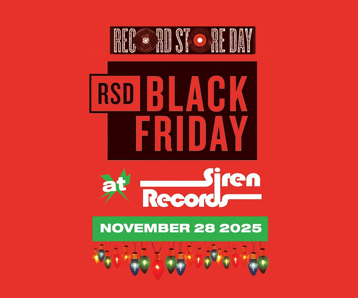 RSD Black Friday 2025 at Siren Records Reservations!, 28 November | Event in Doylestown | AllEvents