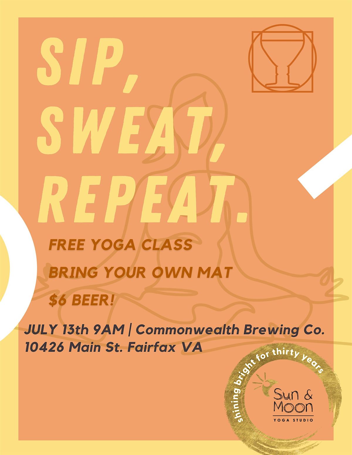 SIP, SWEAT, REPEAT., 13 July | Event in Fairfax | AllEvents