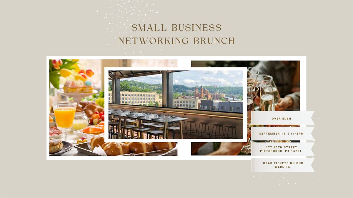 Rooftop Networking Brunch for Small Business Owners & Entrepreneurs, 14 September | Event in Pittsburgh