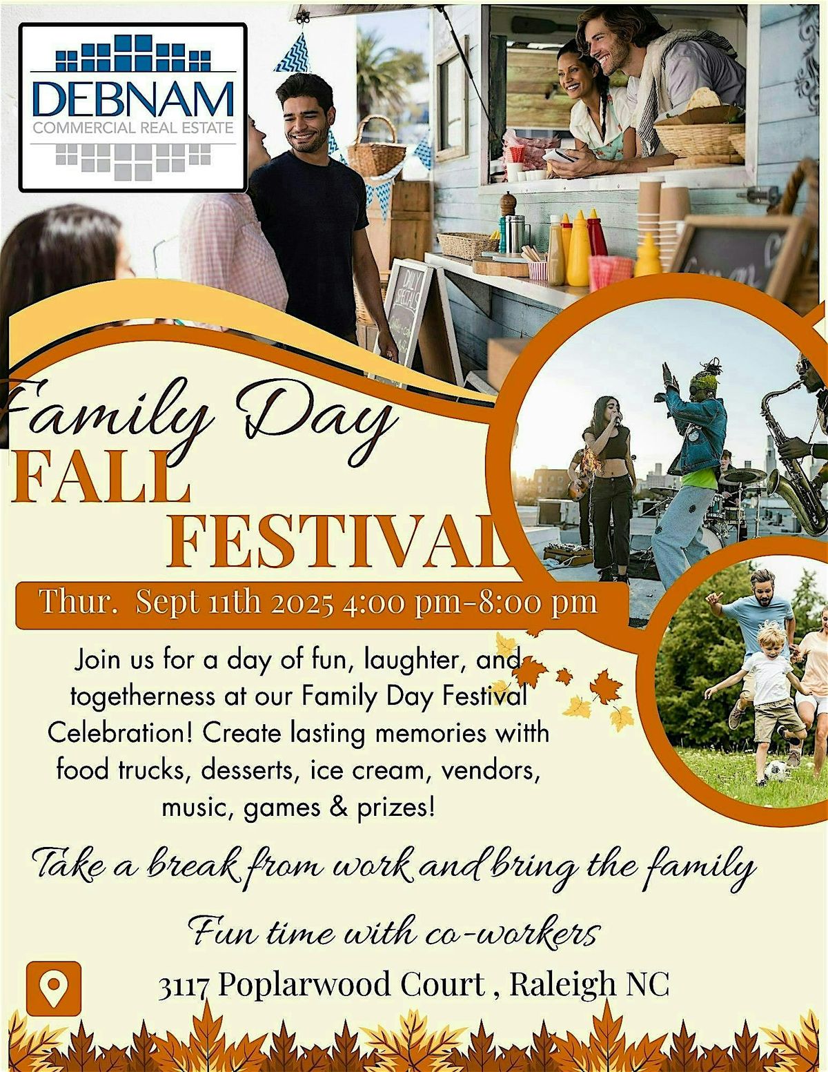 Family Fall Festival - Free Admission- Food Trucks, Shopping, Music and Fun, 11 September | Event in Raleigh