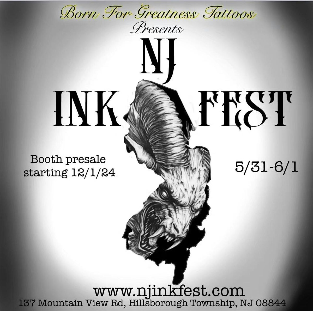 NJ INK FEST, 31 May | Event in Hillsborough Township | AllEvents