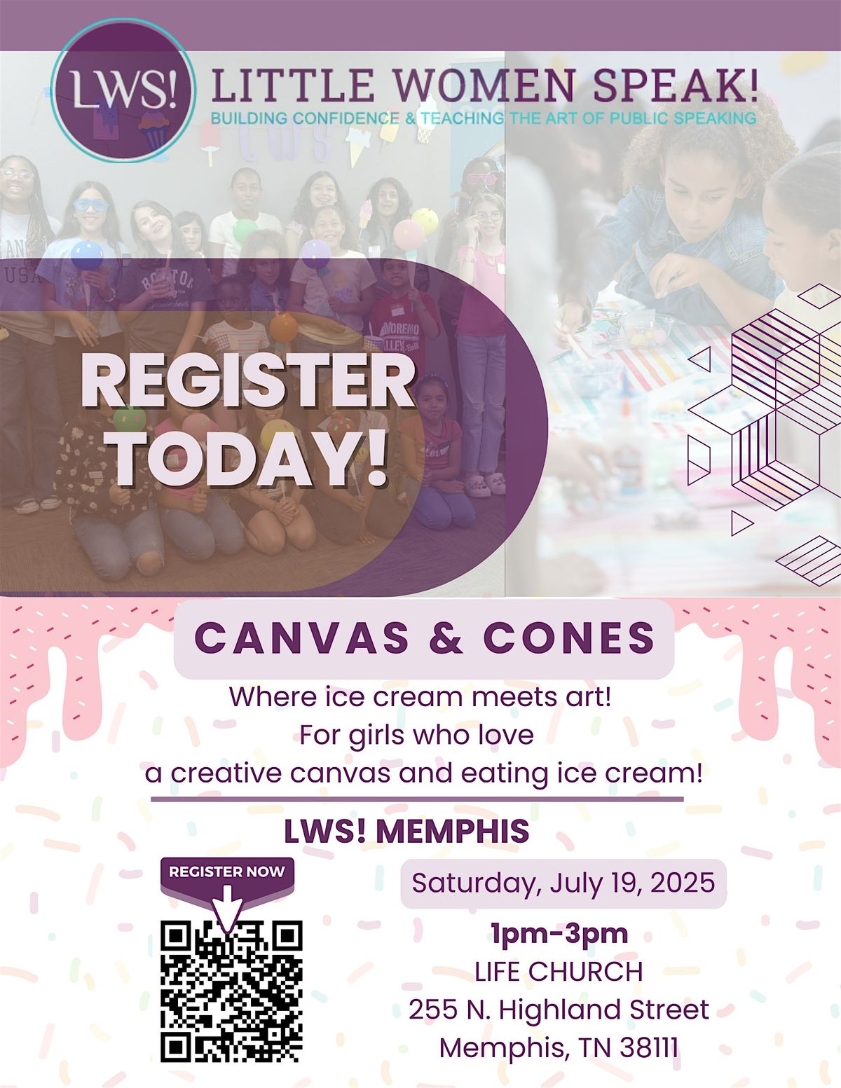 Canvas & Cones: LWS! Memphis, TN, 19 July | Event in Memphis | AllEvents
