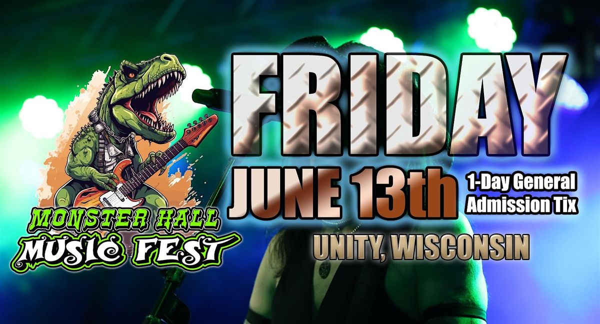 Monster Hall Music Fest Friday, June 13th!  Featuring 10+ Bands!  18+ Show!, 13 June | Event in Unity | AllEvents