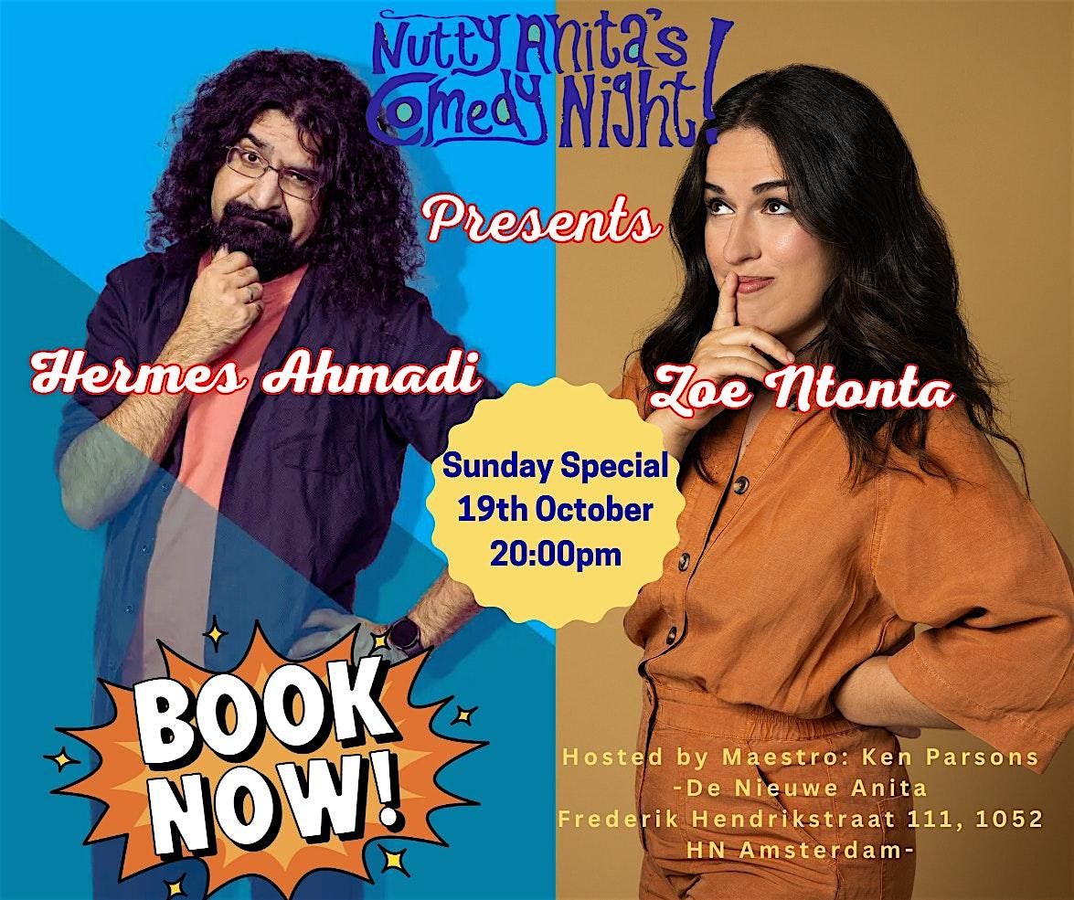 Nutty Anita's Sunday Special with Hermes Ahmadi and Zoe Ntonta, 19 October | Event in Amsterdam | AllEvents