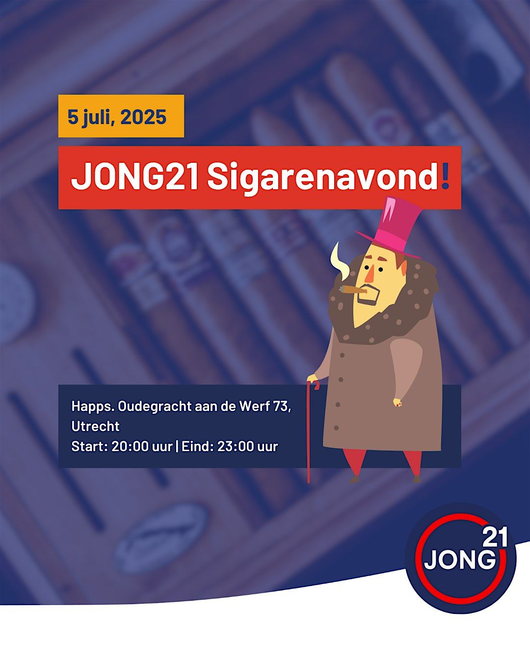 JONG21 Sigarenavond | Event in Utrecht | AllEvents