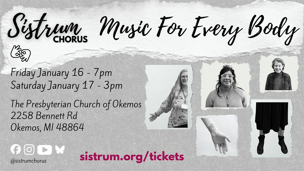 Music For Every Body, 16 January | Event in Okemos | AllEvents