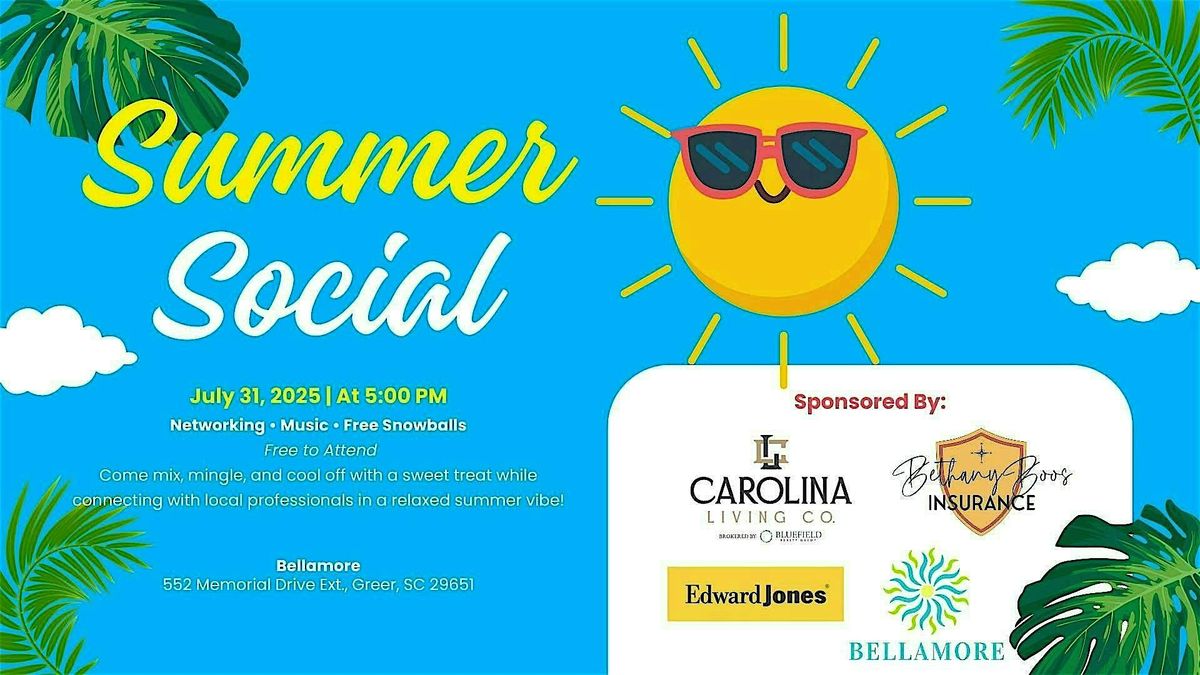 Summer Social | Event in Greer | AllEvents