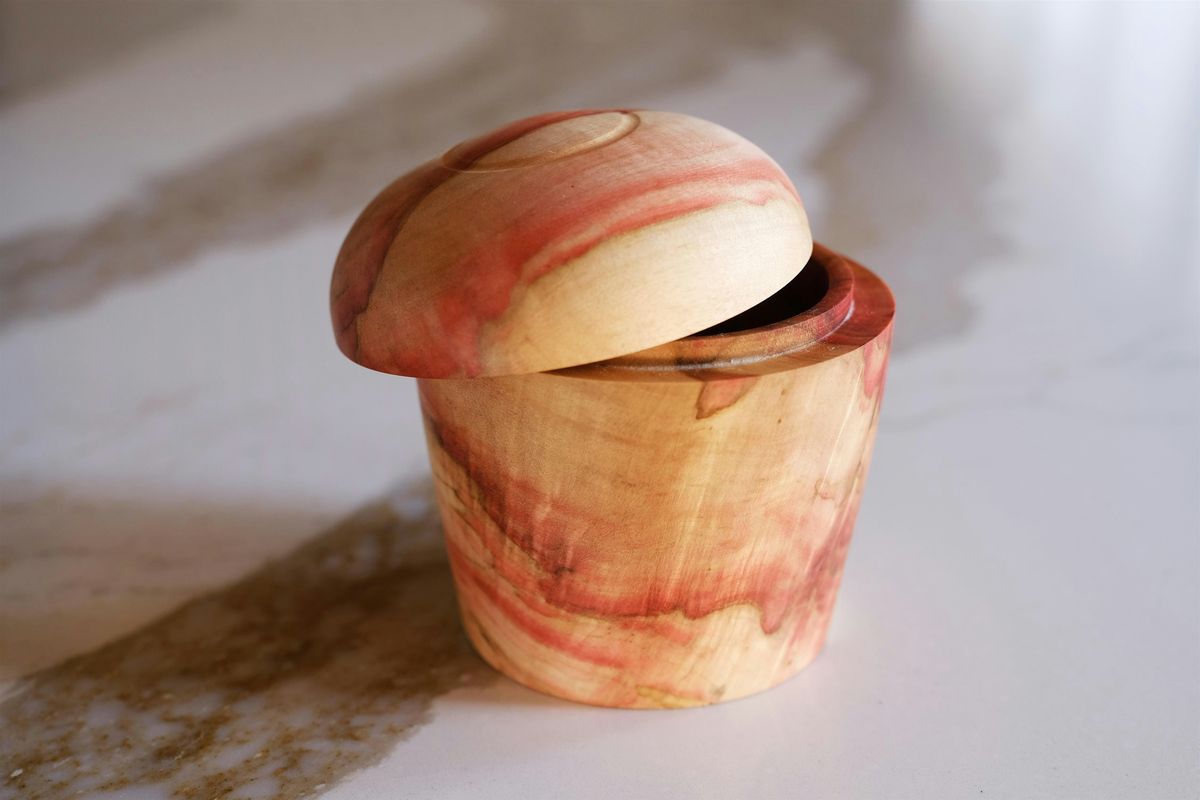 Make a  ROUND  Box with a lid! (must know basic spindle turning) | Event in Oakland | AllEvents