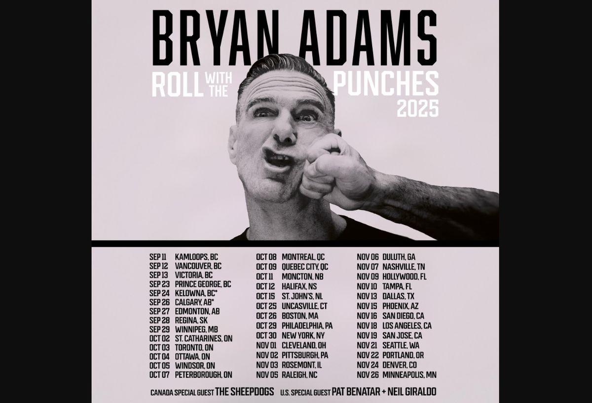 Bryan Adams with Pat Benatar & Neil Giraldo Philadelphia Tickets, 29 October | Event in Philadelphia | AllEvents