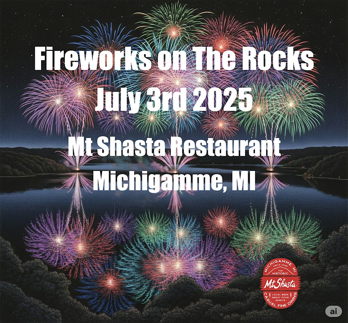 Fireworks on The Rocks, 3 July | Event in Michigamme | AllEvents