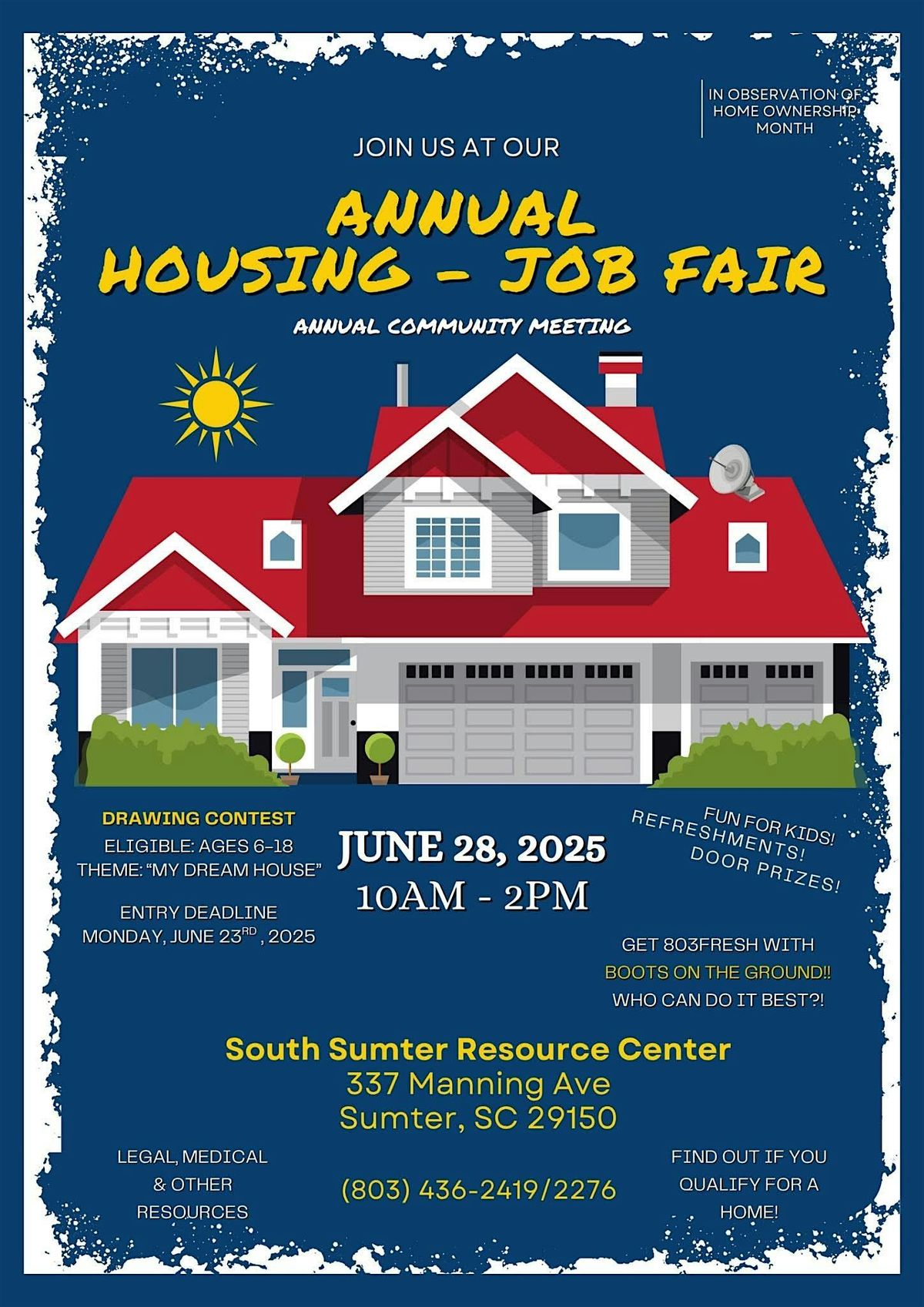 Sumter County CDC Annual Housing/Job Fair 2025, 28 June | Event in Sumter | AllEvents