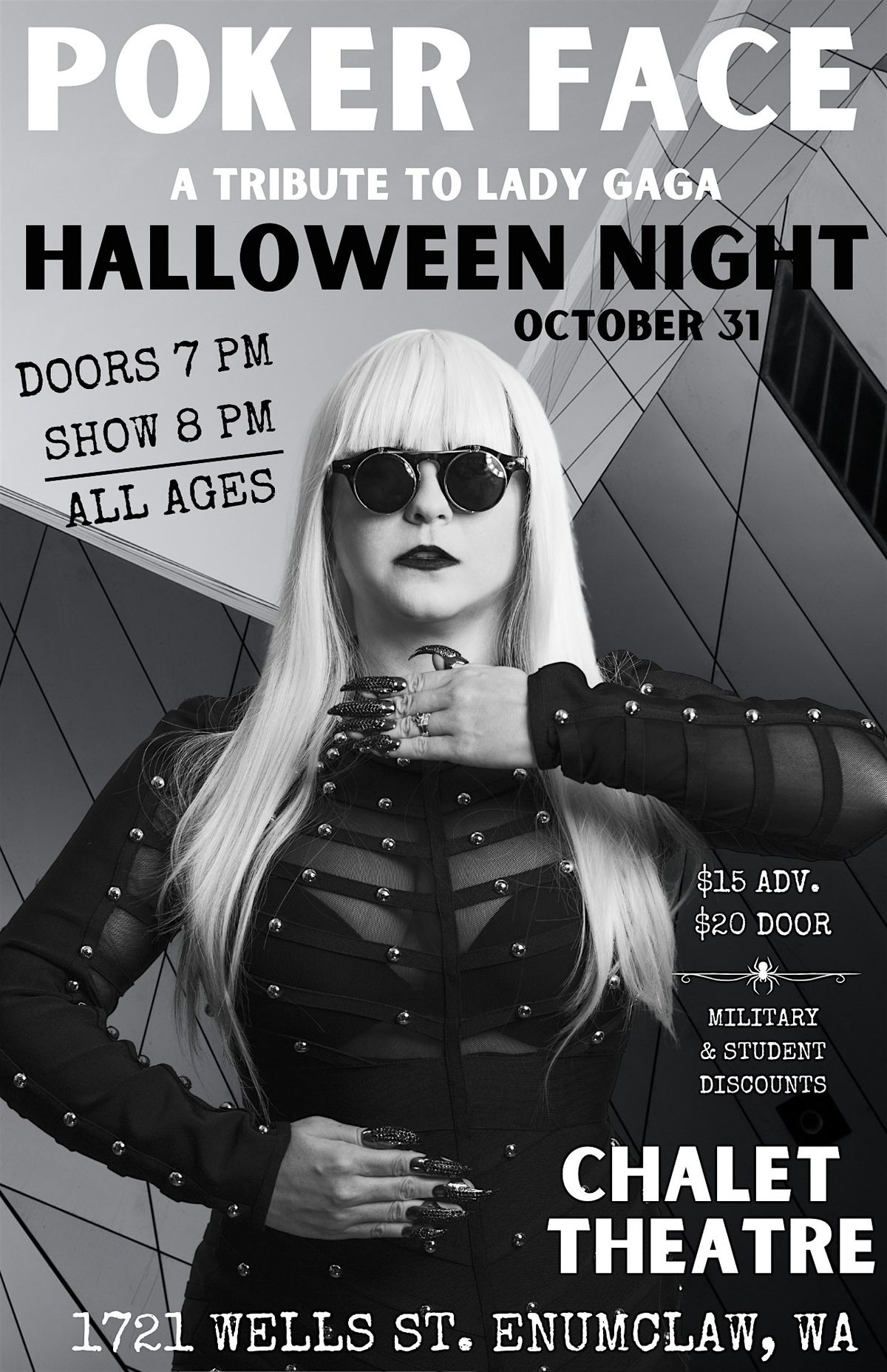 POKER FACE, 31 October | Event in Enumclaw | AllEvents