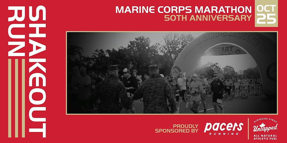 Official Marine Corp Marathon Shake Out Run and Walk, 25 October | Event in Oxon Hill | AllEvents