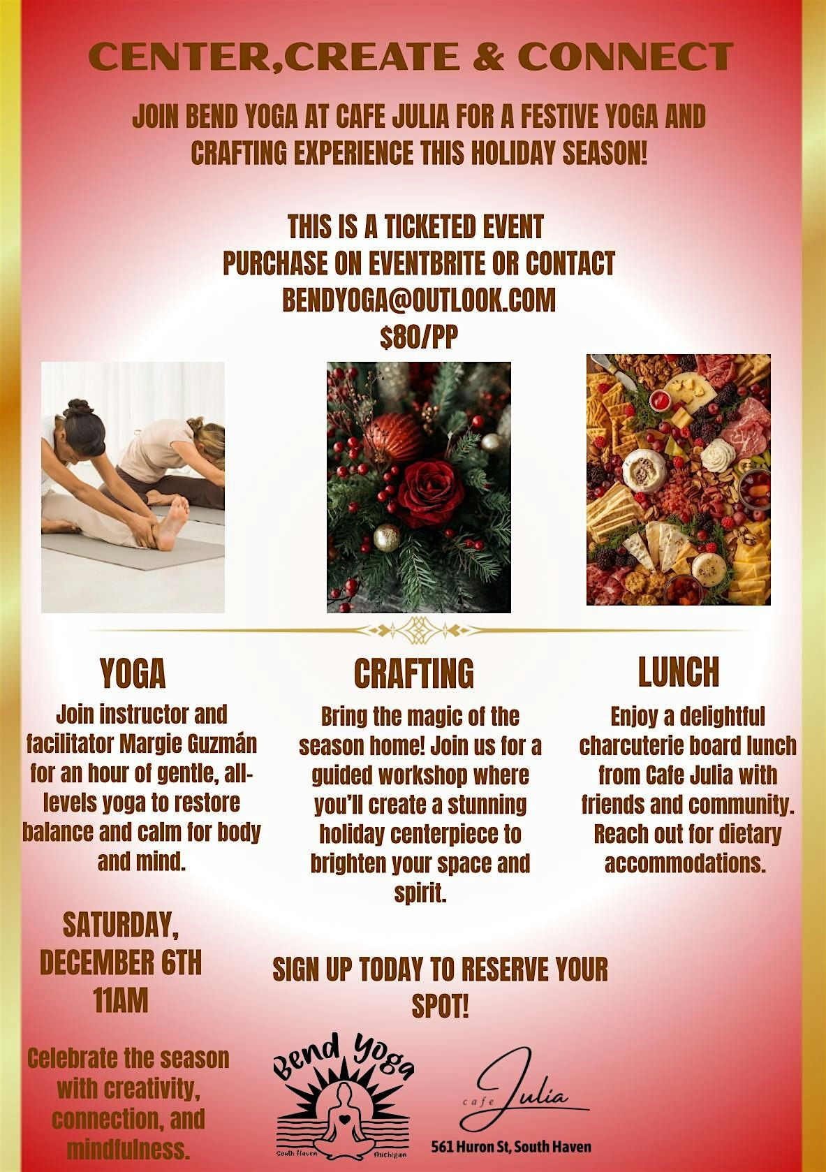 Center, Create & Connect, 6 December | Event in South Haven | AllEvents