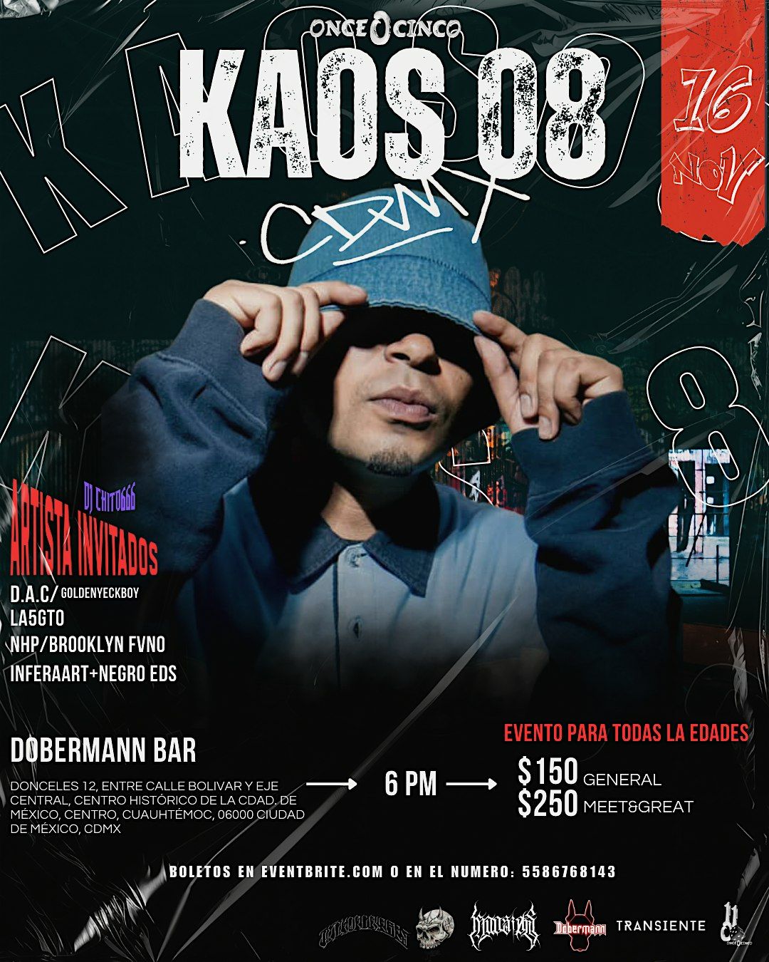 Kaos 08 CDMX, 16 November | Event in Ciudad de México | AllEvents