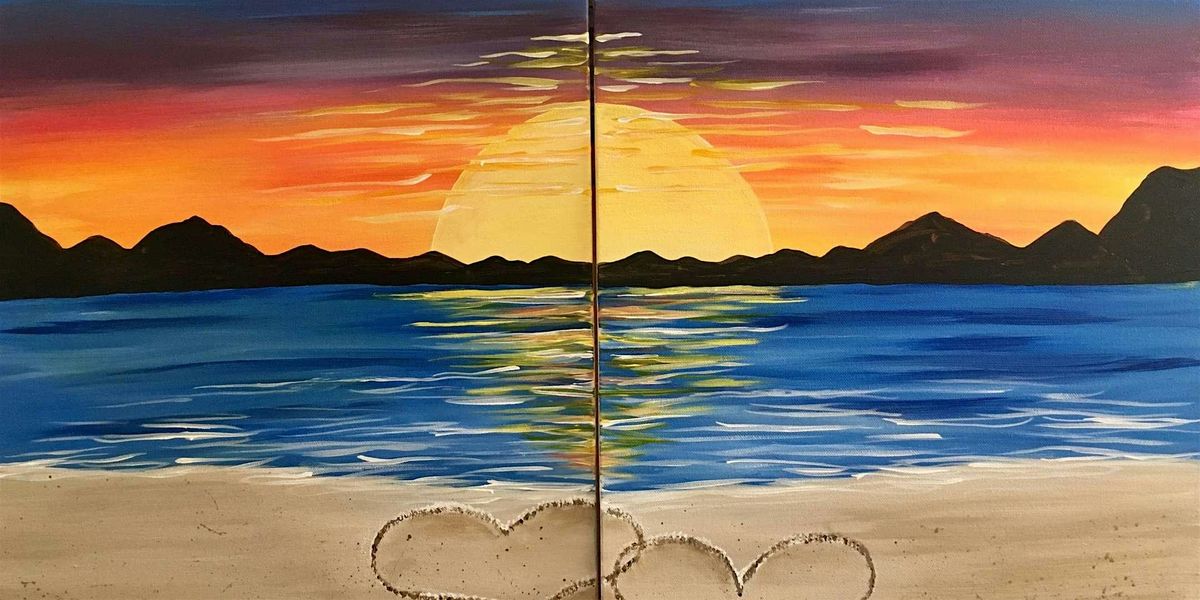 Romance on the Beach Date Night - Paint and Sip by Classpop!™, 2 May | Event in Elk Grove | AllEvents