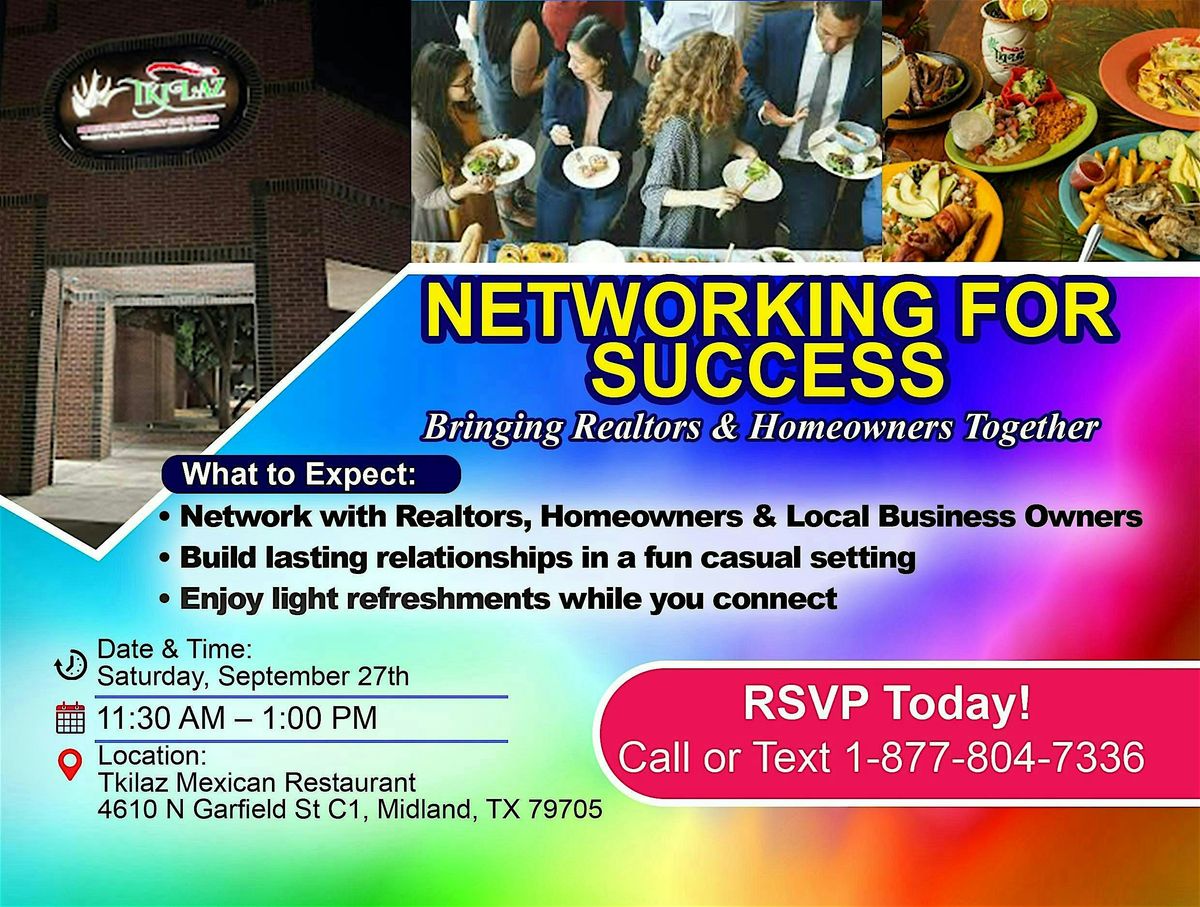 Networking for Success, 27 September | Event in Midland | AllEvents