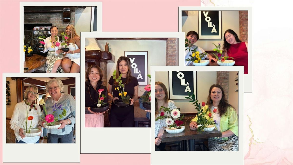 Flower Arrangement Class: Ikebana  & Pastry, 13 December | Event in Reston | AllEvents